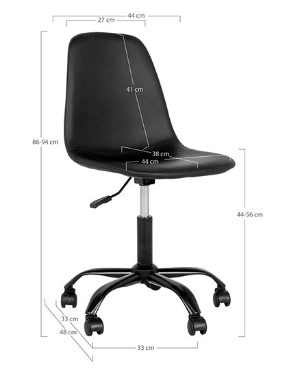Bürostuhl Stockholm von House Nordic &#9733; Kundenbewertung "Sehr gut" &#9733; 10&euro; Rabatt für Neukunden &#9733; Schnell verschickt &#9733; Jetzt bei car-Moebel.de