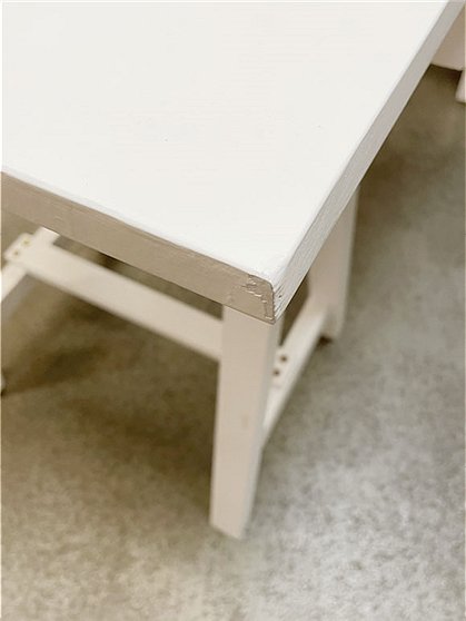 Tisch mit Böcken Nr:1556 5