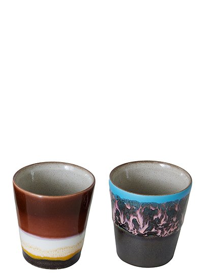 4er Set Ristretto Becher 70"s von HKliving &#9733; Kundenbewertung "Sehr gut" &#9733; 12&percnt; Rabatt für Neukunden &#9733; Schnell verschickt &#9733; Günstig bei car-Moebel.de