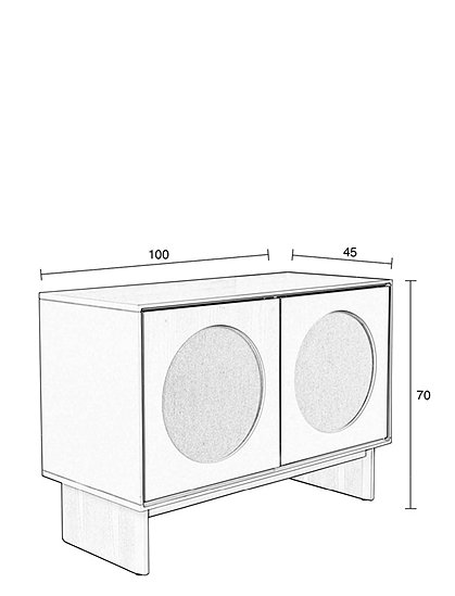 Sideboard Twin von Zuiver &#9733; Kundenbewertung "Sehr gut" &#9733; 10&euro; Rabatt für Neukunden &#9733; Schnell verschickt &#9733; Jetzt kaufen bei car-Moebel.de