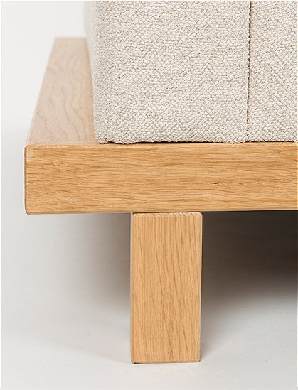 Sofa Blossom, Eiche von Zuiver &#9733; Kundenbewertung "Sehr gut" &#9733; 12&percnt; Neukundenrabatt &#9733; Schnell verschickt &#9733; Jetzt günstig kaufen bei car-Moebel.de