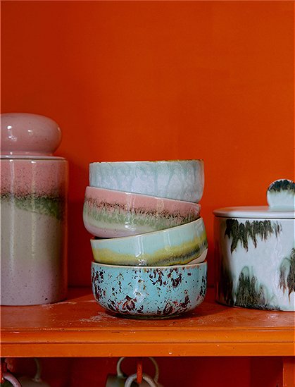 Dessert Bowl 70s Keramik von HKliving &#9733; Kundenbewertung "Sehr gut" &#9733; 12&percnt; Rabatt für Neukunden &#9733; Schnell verschickt &#9733; Jetzt bei car-Moebel.de