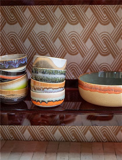 Dessert Bowl 70s Keramik von HKliving &#9733; Kundenbewertung "Sehr gut" &#9733; 12&percnt; Rabatt für Neukunden &#9733; Schnell verschickt &#9733; Jetzt bei car-Moebel.de