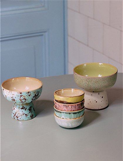4er Set XS Bowls, 70s Keramik von HKliving &#9733; Kundenbewertung "Sehr gut" &#9733; 12&percnt; Rabatt für Neukunden &#9733; Schnell verschickt &#9733; Günstig bei car-Moebel.de