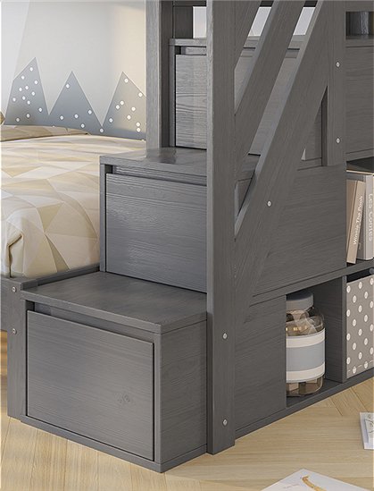 Etagenbett mit Stauraum &#9733; Kundenbewertung "Sehr gut" &#9733; 12&percnt; Rabatt für Neukunden &#9733; Schnell verschickt &#9733; Jetzt bei car-Moebel.de