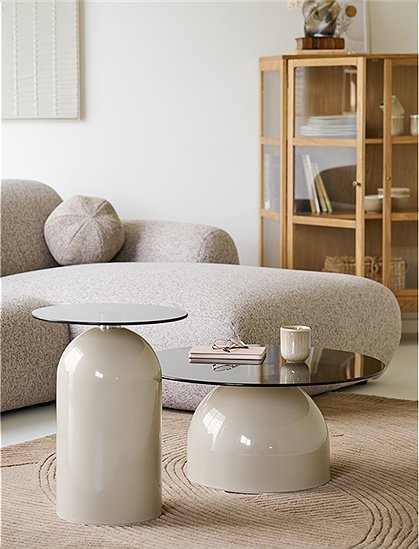 Beistelltisch Ravello aus Glas und Metall von House Nordic ★ Kundenbewertung "Sehr gut" ★ 12&percnt; Rabatt für Neukunden ★ Jetzt günstig kaufen bei car-Moebel.de