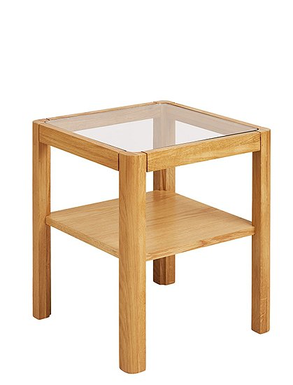 Beistelltisch Lourmarin aus Eiche und Glas von House Nordic ★ Kundenbewertung "Sehr gut" ★ 12&percnt; Rabatt für Neukunden ★ Jetzt günstig kaufen bei car-Moebel.de