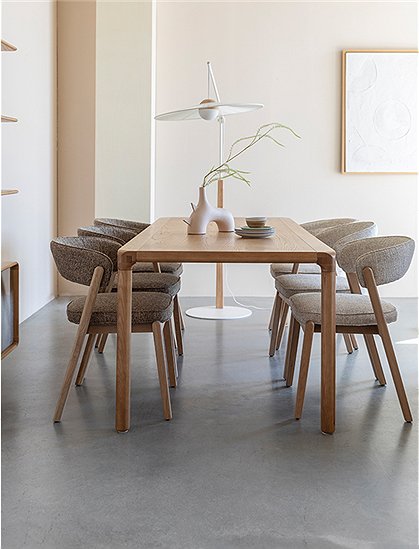 Stuhl Bright aus Eiche mit Textilbezug v. Zuiver ★ Kundenbewertung "Sehr gut" ★ 12&percnt; Neukundenrabatt ★ Schnell verschickt ★ Jetzt bei car-Moebel.de