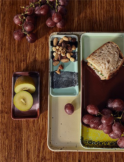 Cake Tray, 13,5x31,5 cm, 70s Keramik von HKliving ★ Kundenbewertung "Sehr gut" ★ 12&percnt; Neukundenrabatt ★ Schnell verschickt ★ Bei car-Moebel.de