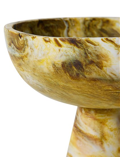 Marmor Bowl mit Fuß, 19xØ23,5 cm v. HKliving ★ Kundenbewertung "Sehr gut" ★ 12&percnt; Rabatt für Neukunden ★ Schnell verschickt ★ Jetzt bei car-Moebel.de