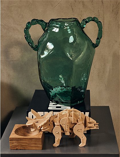 Vase Amfora aus Glas von Nienke Sikkema für HKliving ★ Kundenbewertung "Sehr gut" ★ 12&percnt; Neukundenrabatt ★ Schnell verschickt ★ Bei car-Moebel.de