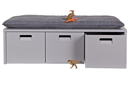 Bank mit 3 Kästen grau von de EEKHOORN &#9733; Kundenbewertung "Sehr gut" &#9733; 10&euro; Neukundenrabatt &#9733; Schnell verschickt &#9733; Günstig bei car-Moebel.de