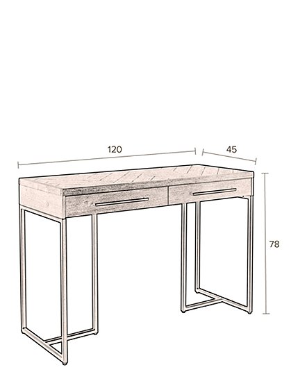 Schreibtisch Holz und Metall &#9733; Kundenbewertung "Sehr gut" &#9733; 10&euro; Rabatt für Neukunden &#9733; Schnell verschickt &#9733; Jetzt günstig kaufen bei car-Moebel.de