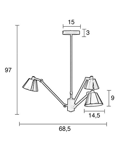 Deckenleuchte von Zuiver &#9733; Kundenbewertung "Sehr gut" &#9733; 10&euro; Rabatt für Neukunden &#9733; Schnell verschickt &#9733; Jetzt günstig kaufen bei car-Moebel.de