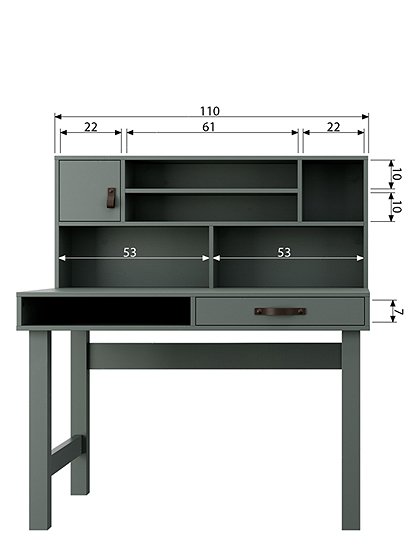 Schreibtisch Stage von woood &#9733; Kundenbewertung "Sehr gut" &#9733; 10&euro; Neukundenrabatt &#9733; Schnell verschickt &#9733; Günstig bei car-Moebel.de