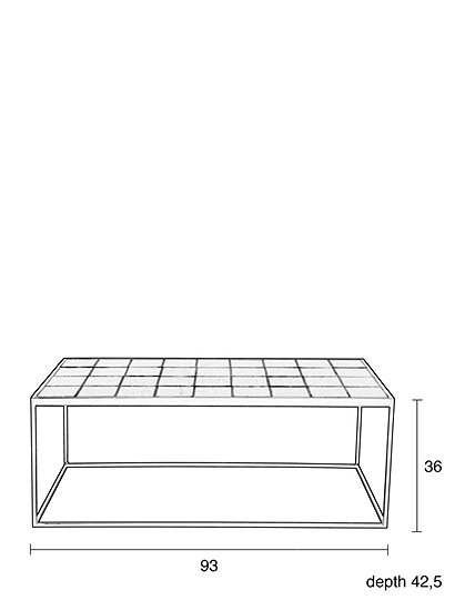 Couchtisch Glazed von Zuiver &#9733; Kundenbewertung "Sehr gut" &#9733; 10&euro; Rabatt für Neukunden &#9733; Schnell verschickt &#9733; Jetzt günstig kaufen bei car-Moebel.de