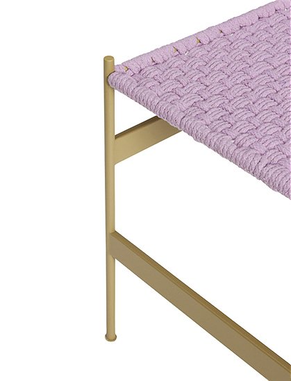 Bank Peri von Hübsch Interior Interior mit lila Gurtband &#9733; Kundenbewertung "Sehr gut" &#9733; 10&euro; Rabatt für Neukunden &#9733; Jetzt günstig kaufen bei car-Moebel.de