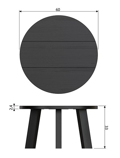 Beistelltisch Benson aus Holz von Woood &#9733; Kundenbewertung "Sehr gut" &#9733; 10&euro; Rabatt für Neukunden &#9733; Schnell verschickt &#9733; Günstig bei car-Moebel.de
