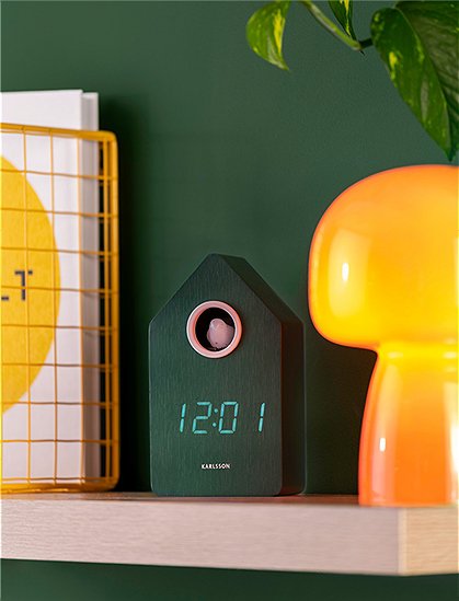 Wecker Cuckoo LED von Karlsson &#9733; Kundenbewertung "Sehr gut" &#9733; 10&euro; Rabatt für Neukunden &#9733; Schnell verschickt &#9733; Jetzt bei car-Moebel.de