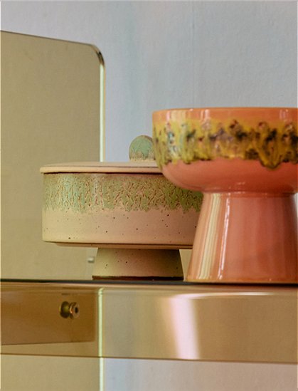 Bonbondose 70"s von HKliving &#9733; Kundenbewertung "Sehr gut" &#9733; 12&percnt; Rabatt für Neukunden &#9733; Schnell verschickt &#9733; Jetzt günstig kaufen bei car-Moebel.de