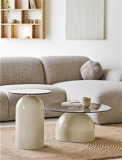 Beistelltisch Ravello aus Glas und Metall von House Nordic ★ Kundenbewertung "Sehr gut" ★ 12&percnt; Rabatt für Neukunden ★ Jetzt günstig kaufen bei car-Moebel.de