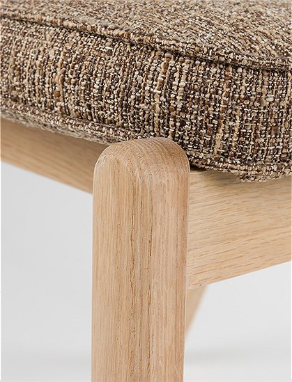 Stuhl Bright aus Eiche mit Textilbezug v. Zuiver ★ Kundenbewertung "Sehr gut" ★ 12&percnt; Neukundenrabatt ★ Schnell verschickt ★ Jetzt bei car-Moebel.de