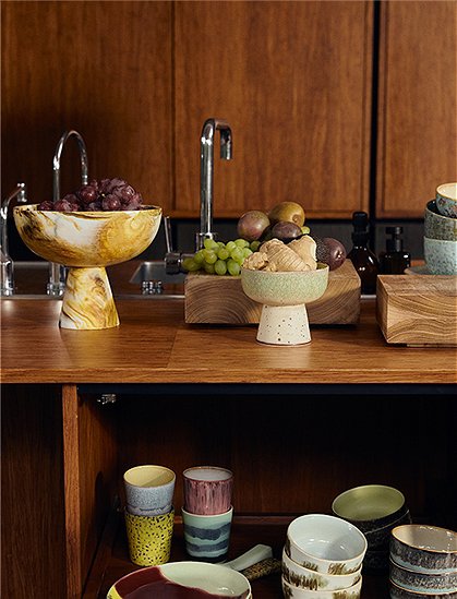 Marmor Bowl mit Fuß, 19xØ23,5 cm v. HKliving ★ Kundenbewertung "Sehr gut" ★ 12&percnt; Rabatt für Neukunden ★ Schnell verschickt ★ Jetzt bei car-Moebel.de