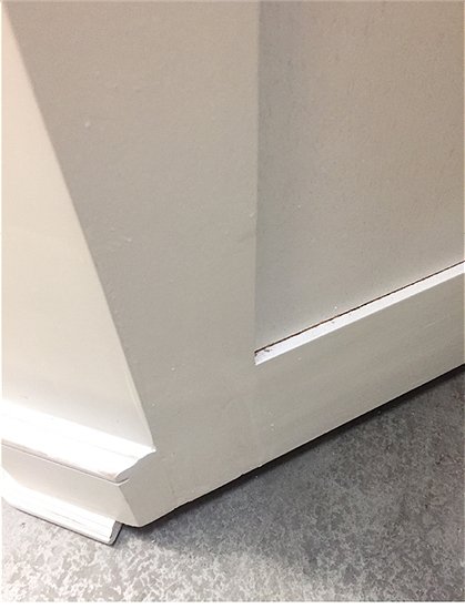 LV00881 Eck-Vitrinenschrank, 1 Tür, weiß 7
