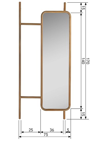 Bambus Spiegel von BePureHome &#9733; Kundenbewertung "Sehr gut" &#9733; 10&euro; Rabatt für Neukunden &#9733; Schnell verschickt &#9733; Jetzt kaufen bei car-Moebel.de