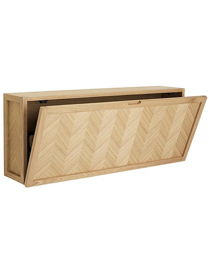 LV02024 Schuhschrank Hübsch, Eiche/Fischgrät 7