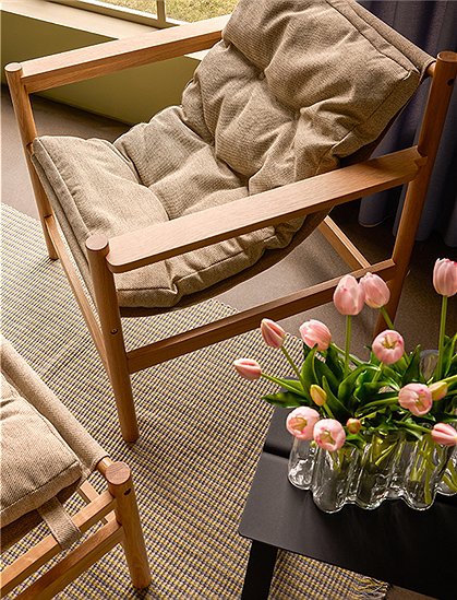 Loungestuhl Heritage von Hübsch Interior &#9733; Kundenbewertung "Sehr gut" &#9733; 12&percnt; Rabatt für Neukunden &#9733; Schnell verschickt &#9733; Jetzt bei car-Moebel.de