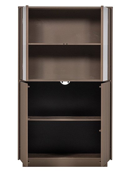 Nova Vitrinenschrank Kiefer Truffle Braun von woood &#9733; Kundenbewertung "Sehr gut" &#9733; 12&percnt; Rabatt für Neukunden &#9733; Schnell verschickt &#9733; car-Moebel.de