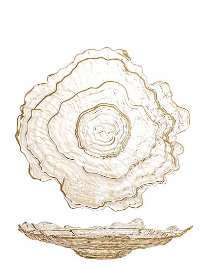 Asimi Schale Glas von Bloomongville ★ Kundenbewertung "Sehr gut"  ★ 12&percnt; Neukundenrabatt ★ Schnell verschickt ★ Bloomingville "Neu" entdecken!