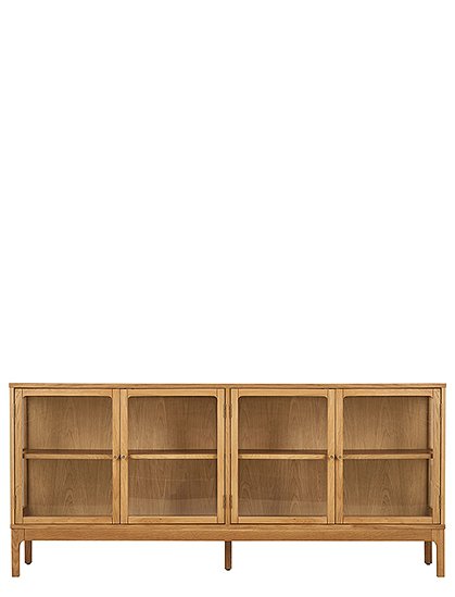 Sideboard Zamora, Eiche/Glas v. House Nordic ★ Kundenbewertung "Sehr gut" ★ 12&percnt; Rabatt für Neukunden ★ Schnell verschickt ★ Jetzt bei car-Moebel.de