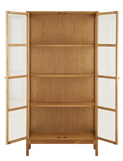 Vitrinenschrank Zamora, Eiche v. House Nordic ★ Kundenbewertung "Sehr gut" ★ 12&percnt; Rabatt für Neukunden ★ Schnell verschickt ★ Jetzt bei car-Moebel.de