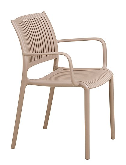 Stuhl Manzano aus Kunststoff in taupe von House Nordic ★ Kundenbewertung "Sehr gut" ★ 12&percnt; Rabatt für Neukunden ★ Jetzt günstig kaufen bei car-Moebel.de