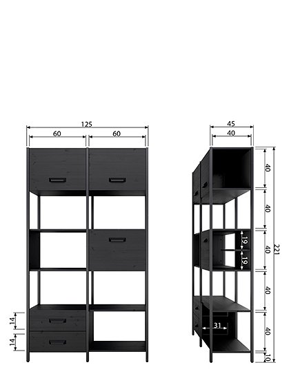 Schrank Legacy von BePureHome Eekhoorn &#9733; Kundenbewertung "Sehr gut" &#9733; 10&euro; Rabatt für Neukunden &#9733; Jetzt günstig kaufen bei car-Moebel.de