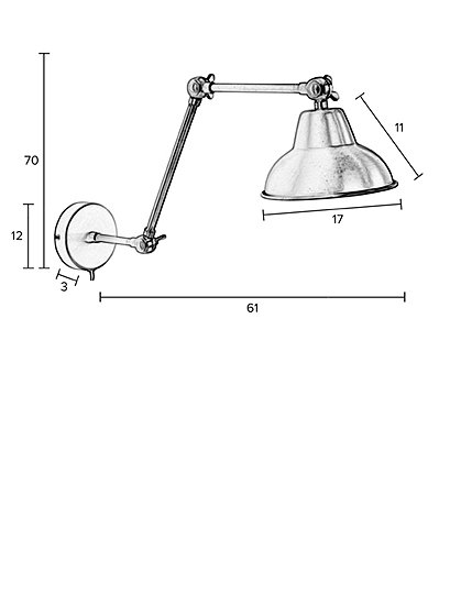 Wandleuchte Xavi &#9733; Kundenbewertung "Sehr gut" &#9733; 10&euro; Rabatt für Neukunden &#9733; Schnell verschickt &#9733; Jetzt günstig kaufen bei car-Moebel.de