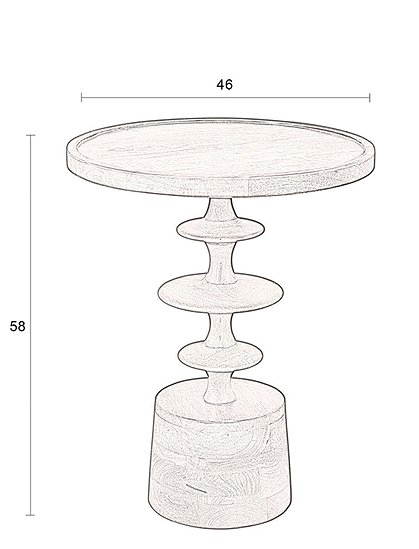 Beistelltisch Cath v. Dutchbone &#9733; Kundenbewertung "Sehr gut" &#9733; 10&euro; Rabatt für Neukunden &#9733; Schnell verschickt &#9733; Jetzt günstig kaufen bei car-Moebel.de