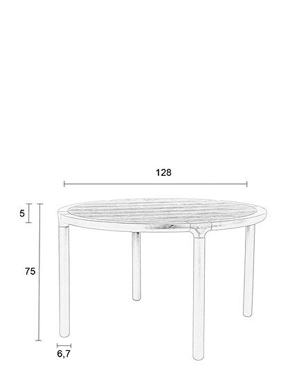 Tisch Storm 75xØ128 v. Zuiver &#9733; Kundenbewertung "Sehr gut" &#9733; 10&euro; Rabatt für Neukunden &#9733; Schnell verschickt &#9733; Jetzt günstig kaufen bei car-Moebel.de