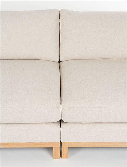 Sofa Blossom, Eiche von Zuiver &#9733; Kundenbewertung "Sehr gut" &#9733; 12&percnt; Neukundenrabatt &#9733; Schnell verschickt &#9733; Jetzt günstig kaufen bei car-Moebel.de