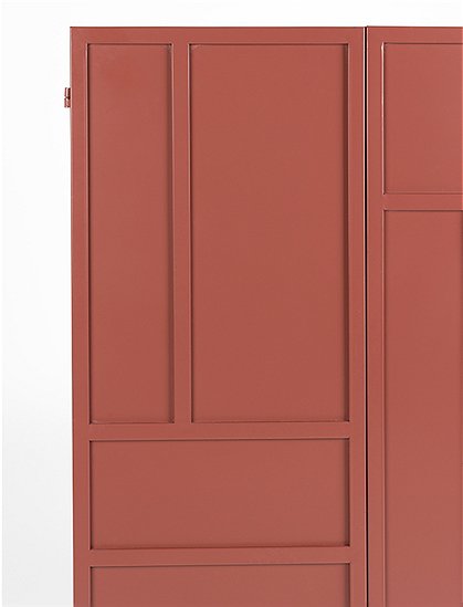 Schrank Davis, rostrot von White Label Living &#9733; Kundenbewertung "Sehr gut" &#9733; 12&percnt; Rabatt für Neukunden &#9733; Schnell verschickt &#9733; Jetzt bei car-Moebel.de