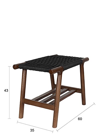 Hocker Kintaro von Dutchbone &#9733; Kundenbewertung "Sehr gut" &#9733; 12&percnt; Rabatt für Neukunden &#9733; Schnell verschickt &#9733; Jetzt kaufen bei car-Moebel.de