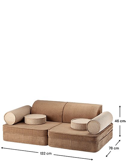 Modulares Kindersofa Settee von wigiwama &#9733; Kundenbewertung "Sehr gut" &#9733; 12&percnt; Rabatt für Neukunden &#9733; Schnell verschickt &#9733; Jetzt bei car-Moebel.de