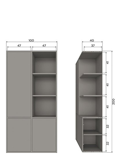 Merel Ablageschrank Kiefer von woood &#9733; Kundenbewertung "Sehr gut" &#9733; 12&percnt; Rabatt für Neukunden &#9733; Schnell verschickt &#9733; bei car-Moebel.de