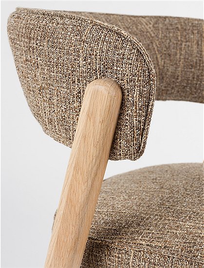Stuhl Bright aus Eiche mit Textilbezug v. Zuiver ★ Kundenbewertung "Sehr gut" ★ 12&percnt; Neukundenrabatt ★ Schnell verschickt ★ Jetzt bei car-Moebel.de