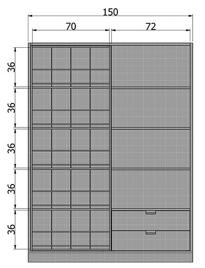 Schrank Schiebetüren Swing von de Eekhoorn &#9733; Kundenbewertung "Sehr gut" &#9733; 10&euro; Rabatt für Neukunden &#9733; Jetzt günstig kaufen bei car-Moebel.de