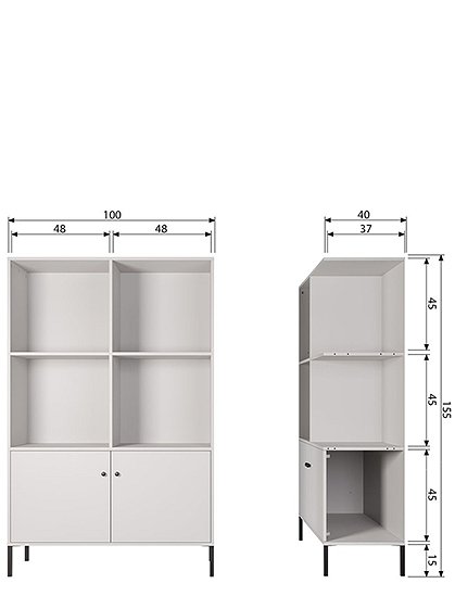 Xam Schrank von woood &#9733; Kundenbewertung "Sehr gut" &#9733; 12&percnt; Rabatt für Neukunden &#9733; Schnell verschickt &#9733; Günstig bei car-Moebel.de
