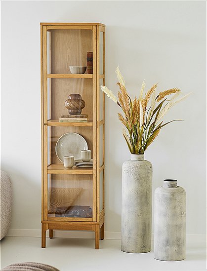 Vitrinenschrank Zamora, Eiche v. House Nordic ★ Kundenbewertung "Sehr gut" ★ 12&percnt; Rabatt für Neukunden ★ Schnell verschickt ★ Jetzt bei car-Moebel.de