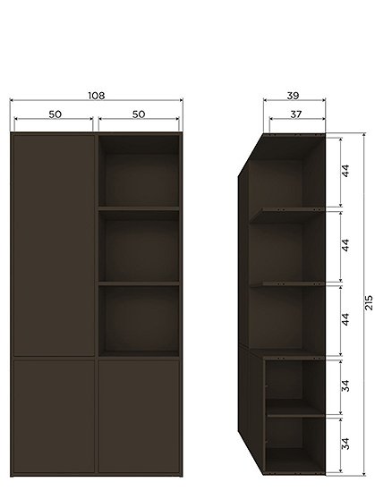 Schrank Meggy, Kiefer, Dust von woood ★ Kundenbewertung "Sehr gut" ★ 12&percnt; Rabatt für Neukunden ★ Schnell verschickt ★ Jetzt bei car-Moebel.de